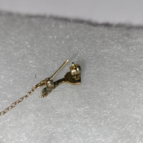 Vintage YMCA HI-Y Boy's Club Lapel Pledge Pin with Cross, Inkwell & Feather Pen - Picture 8 of 9
